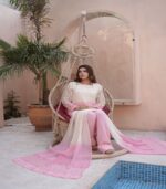 3 Piece Pink & White Outfit - Image 2