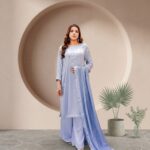 3 Piece Aqua Blue Outfit