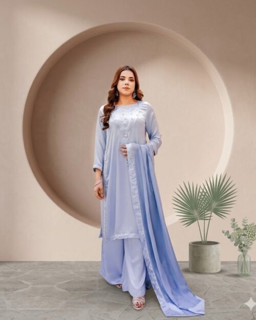 3 Piece Aqua Blue Outfit