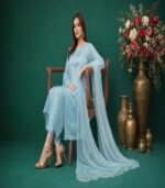 2 Piece Aqua Blue Outfit - Image 2