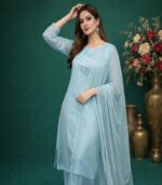 2 Piece Aqua Blue Outfit - Image 3