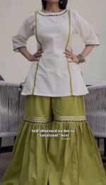 Olive green sharaa - Image 3
